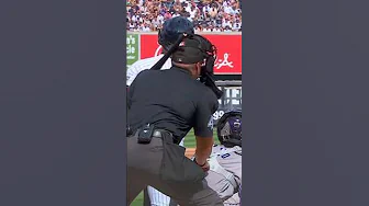 Giancarlo Stanton HIT Umpire With Bat 😬😳 thumbnail