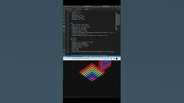 CSS Animation  ZigZag Striped Cube  | #shorts #css #short