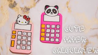 Diy Cute Paper Calculator Make Mini Notepad Paper Crafts Little Notebook With Calculator