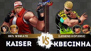 KOF XV ▰ KAISER (Ryo/Terry/Kyo) 🆚 KBECINHA (Clark/Ramón/Ralf) 🎞️Replay Match - 7/26