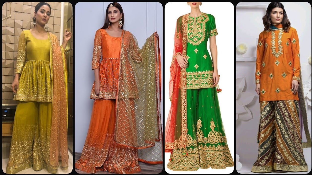 Top latest stylish Outstanding Wedding Wear, Mahendi,, Multiple Colors ...