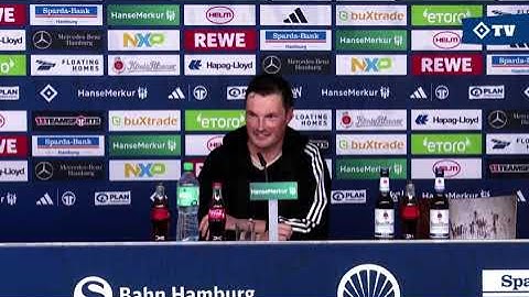 MERLIN POLZIN Pressekonferenz nach dem HSV 6-1 ULM