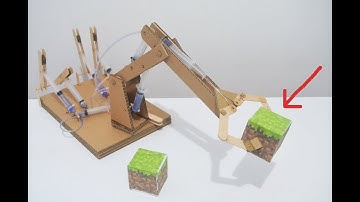 ROBOT CAPIT HIDROLIK KEREN DARI KARDUS