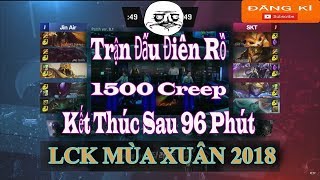 LCK Mùa Xuân 2018 | SKT vs JAG Game 3 | Trận Đấu Lịch Sử Với 96 Phút , 1500 Creep Farm