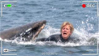 Shark Breached With Erica Fox in Its Jaws