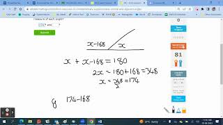 IXL G: C.4 Find measures of complementary, supplementary, vertical, and adjacent angles (VZU)