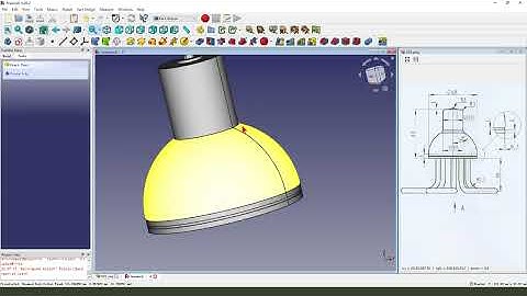 FreeCAD Tutorial for beginners,basic model exercise-33