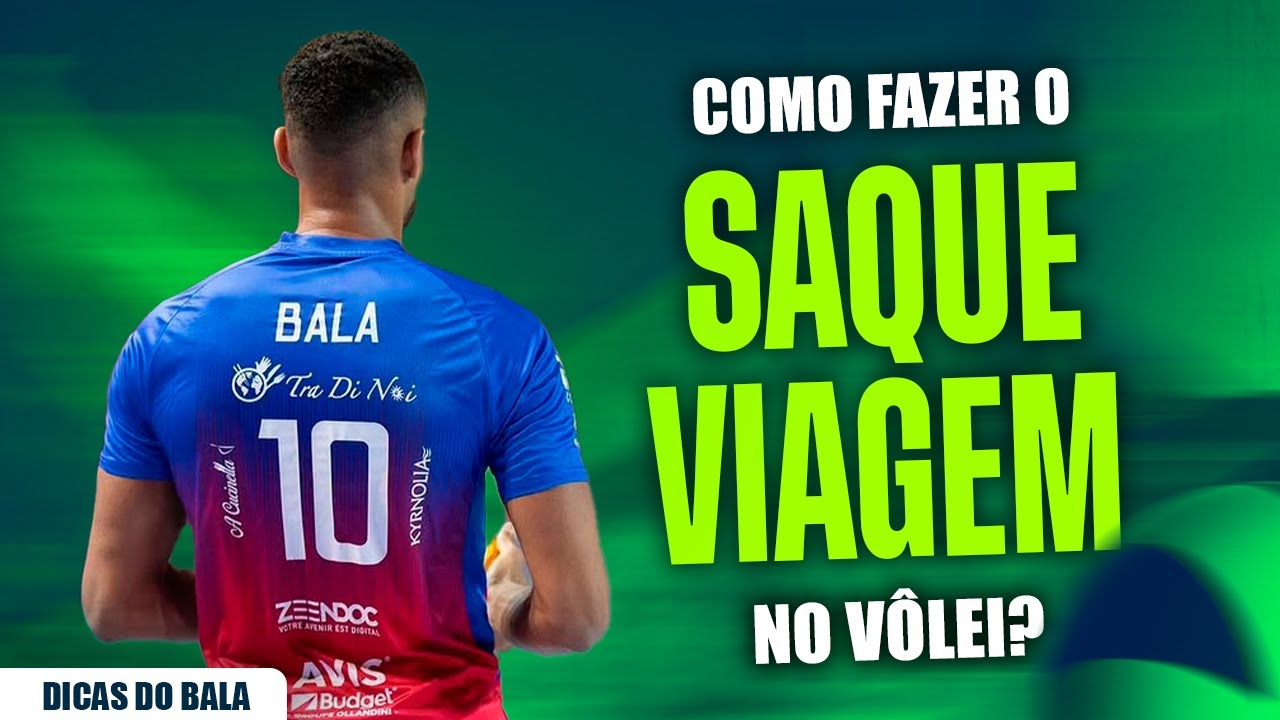 JOGADOR PROFISSIONAL dá dicas de como fazer o SAQUE VIAGEM no vôlei! #DicasDoBala