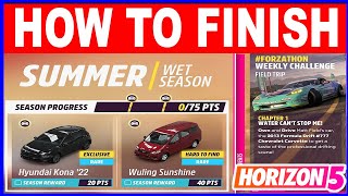 Forza Horizon 5 How to Finish Festival Playlist Summer Season Series 30