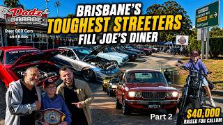 Brisbane Toughest Cars filled Joe's Diner Carpark for Charity.