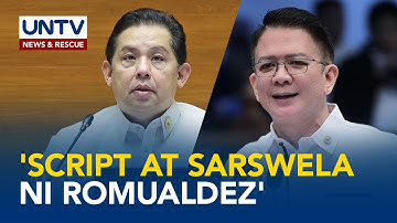 Sen. Chiz says Romualdez is the mastermind behind the alleged 