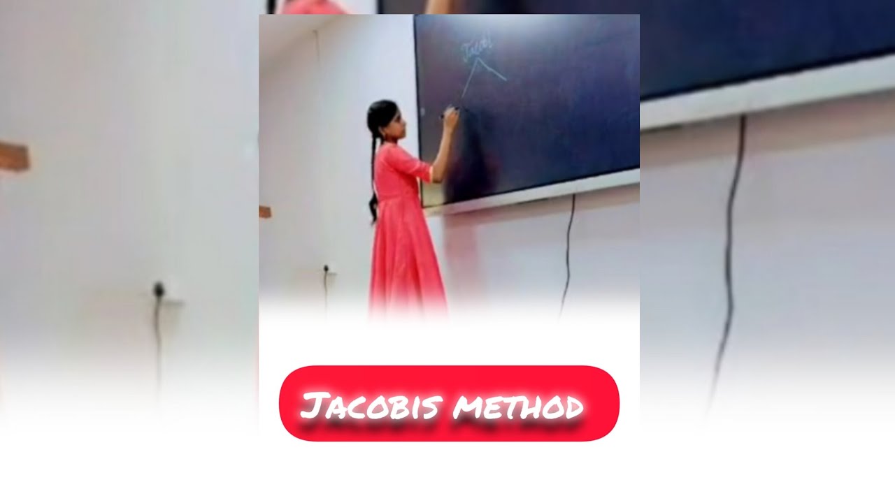 Jacobis Method By LA C YouTube Jacobis method by la c youtube