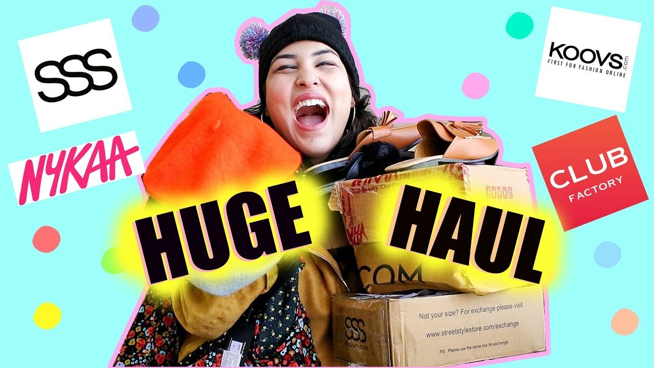 Street Style Store,CLUB factory, KOOVS, Nykaa | HUGE HAUL 2017 | SALE HAUL | StyleMeUpWithSakshi