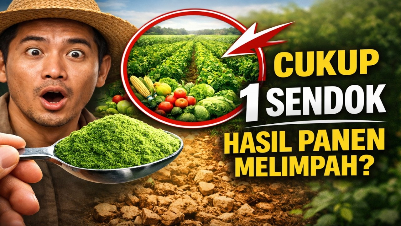 Cukup satu sendok untuk seluruh lahan, hasil panen langsung melimpah ruah! Tapi, produk Trichoderma
