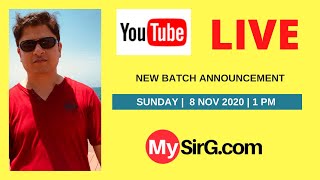 Sunday LIVE | 8 Nov 2020 | 1 PM | MySirG.com