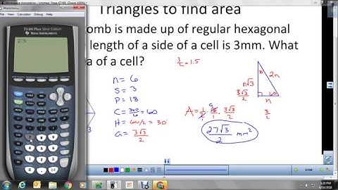 Geometry 10 3 Area of Regular Polygons Part 2