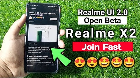 Realme X2 Realme UI 2.0 open beta finally received🤩Join fast
