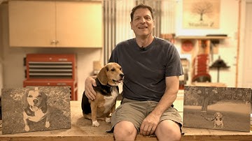 Een hondenportret uitsnijden met een CNC-frees