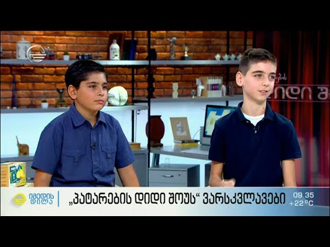 მენტალური მათემატიკის დიდოსტატები - ლაშა-გიორგი ბრეგვაძე და დავით შენგელია