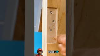 The GENIUS Way to Fix a Stripped hinge SCREW Hole in Seconds! [Qtip solution] #diy #screw