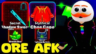 FIZ O AFK da TOWER PRA PEGAR A ESPADA SECRETA no WORLD FIGHTERS