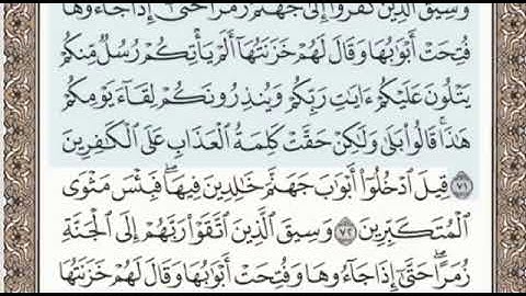 سورة الزمر الصفحة 466 الشيخ محمد صديق المنشاوي