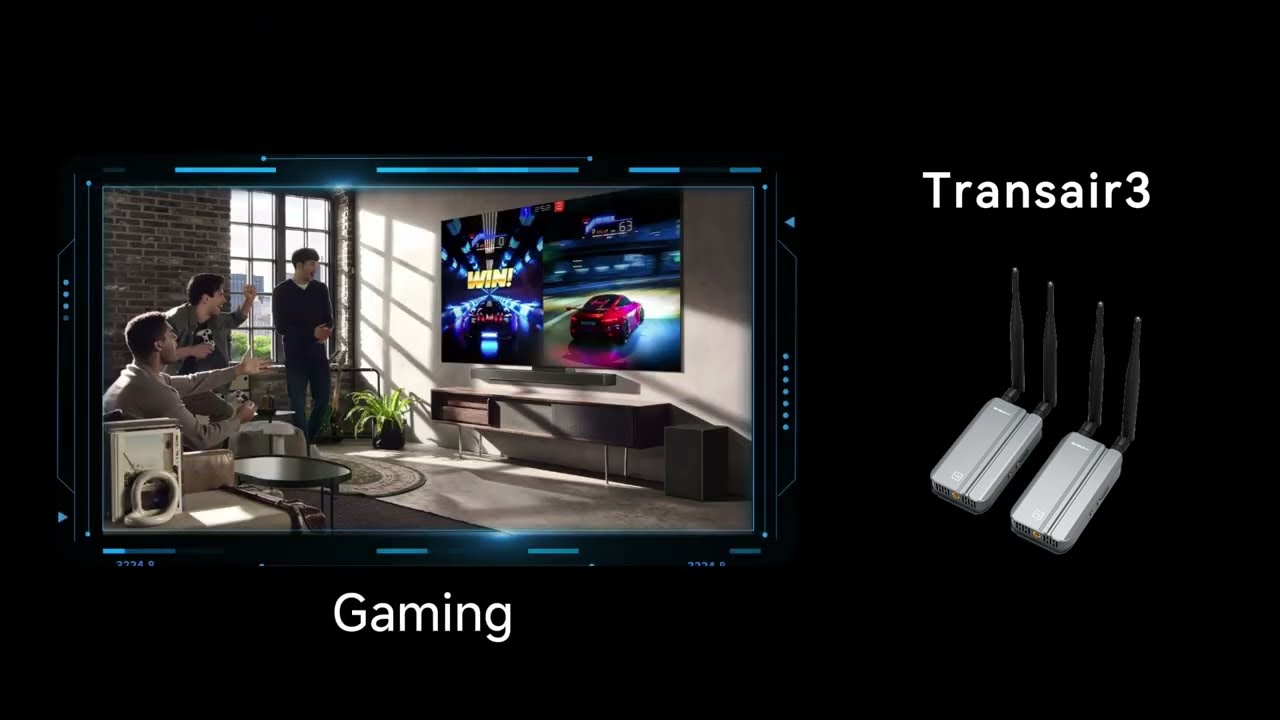 TransAir3 Wireless Video Transmission System Applicable Scenarios Demonstration