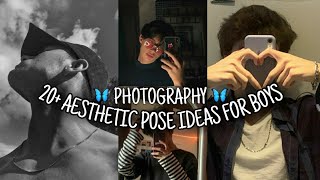20+ Cool Aesthetic Pose Ideas for Boys 🥂🦋💡 screenshot 3
