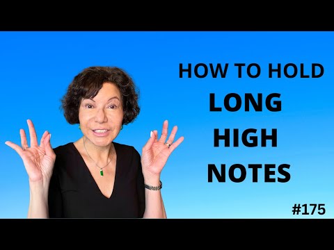HOW TO SUSTAIN LONG HIGH NOTES!  This takes technique!