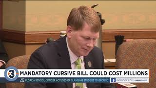 Cursive writing proposal expected to cost schools millions of dollars annually, estimate shows