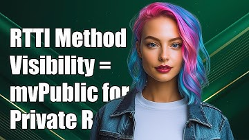 RTTIMethod.Visibility = mvPublic for Private Record Method: Is It a Bug?