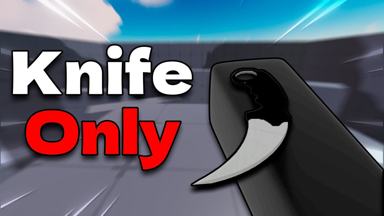 INTENTÉ GANAR SOLO A CUCHILLO EN RIVALS... (ROBLOX) - YouTube