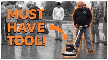 How a Floor Buffer Can Improve Your Stamped Concrete Jobs