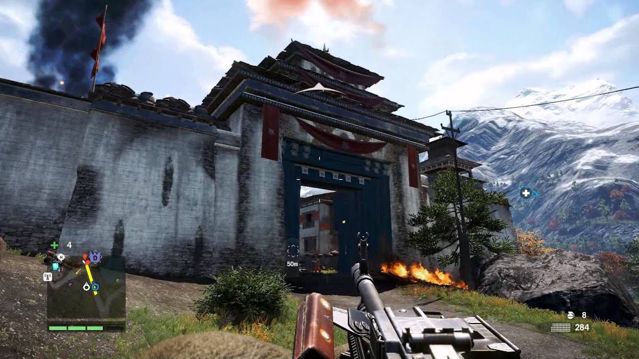 Far Cry 4 Coop RPG ELEPHANTS Riding Into Fortress YouTube