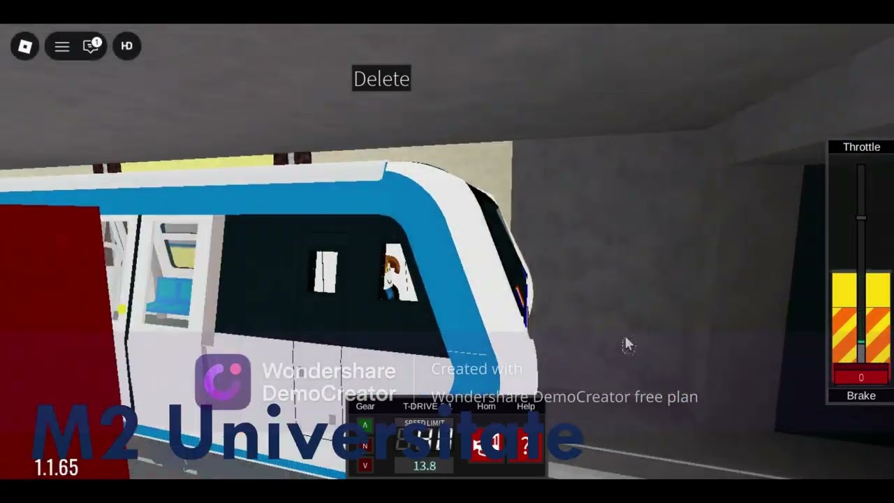 Eroii Revolutiei - Piata Victoriei - Universitate by a CAF BM3 subway