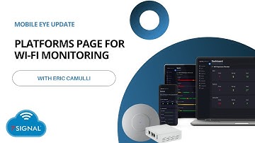 Mobile Eye Platforms Page for Wi-Fi Experience Monitoring