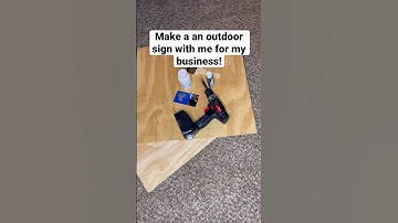 DIY Outdoor A-Frame Sign for Business