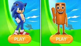 Sonic Dash Vs Subway Rush Escape - Gameplay Sonic Vs All Running Games | Who's Win?! 😯 screenshot 5