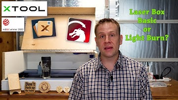xTool D1 Laser Box Basic and Lightburn