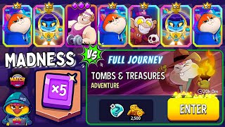 FULL Adcenture Tombs & Treasures! Multiplier Madness + Boosted + Triple Sprint | PVP Match Masters