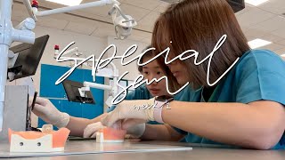 special sem ep1: cavity preps, pouring casts, wet lab work!  | nus dentistry vlog