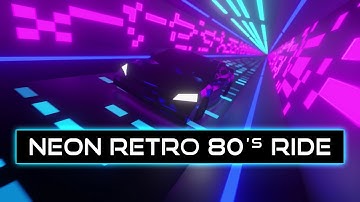 [4K] Neon Retro 80s Ride || VJ Loops Pack