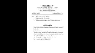 MCSL - 222 (Set 3 ) June 2023 Question Paper