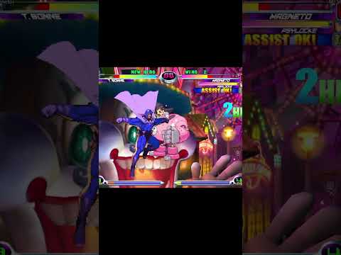 MvC2: Crizzle Special - Magneto Rom to Dash + Crossup j LP + Psy AAA .:2.1.26:.