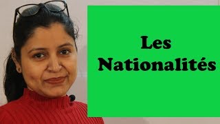 Les Nationalités en français ! The Nationalities in French