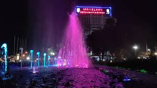 Indahnya Air Mancur (Dancing Fountain) Alun Alun Kota Magelang