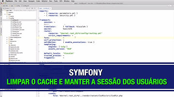 Symfony: Limpar o cache e manter a sessão dos usuários