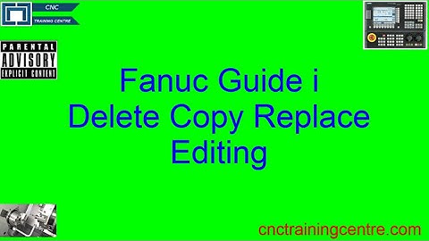 Shubaura Fanuc Oi Find Replace Guide i