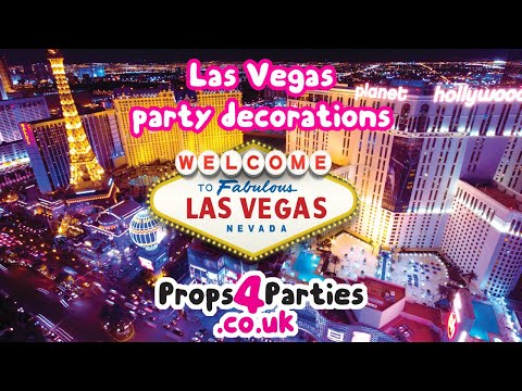 Las Vegas Party Decorations Youtube