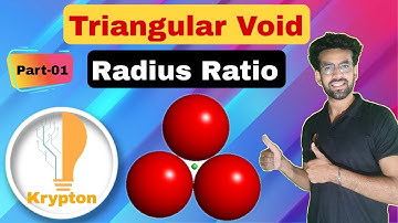 Triangular void Radius ratio |Part-1 | Solid State | NEET/JEE | VN sir